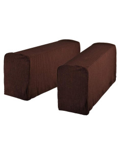 Funda Antideslizante para Reposabrazos Sofá CM Marrón Oscuro
