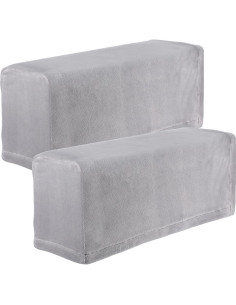 Protectores de Brazo de Sofá BESPORTBLE 2 Unidades Gris 2