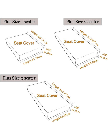 Funda de sofá seccional elástica EURHOWING 3 plazas verde