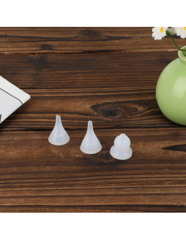 3 Puntas de Repuesto Silicona para Aspirador Nasal Bebé