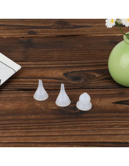 3 Puntas de Repuesto Silicona para Aspirador Nasal Bebé