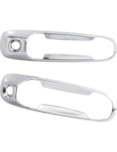 Cubierta de Manija de Puerta Exterior X AUTOHAUX 4 Pcs ABS