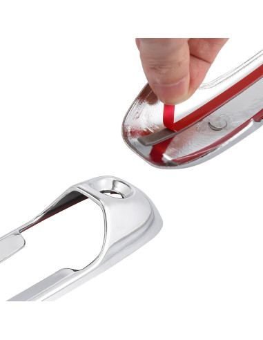 Cubierta de Manija de Puerta Exterior X AUTOHAUX 4 Pcs ABS