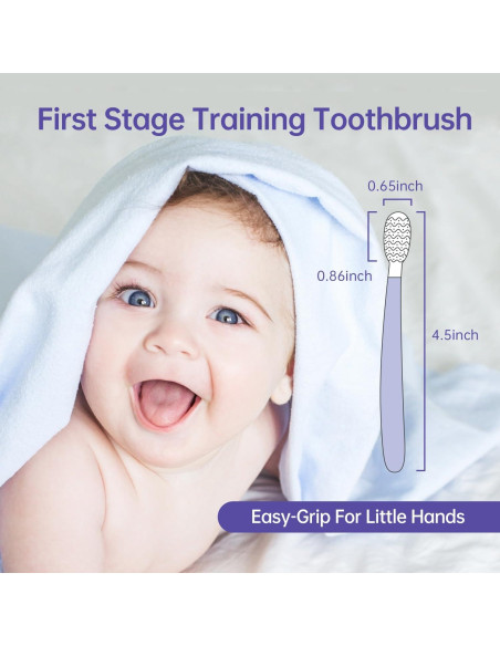 Raspador de Lengua para Bebés Tongueclear Tonkidbrush 360