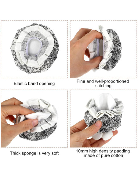 Cubiertas de pomo de puerta LLOUSSAK 2 piezas floral 8.5 cm