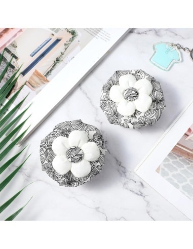 Cubiertas de pomo de puerta LLOUSSAK 2 piezas floral 8.5 cm