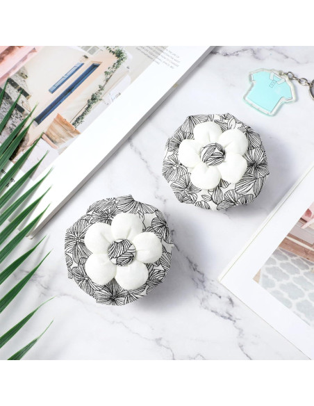 Cubiertas de pomo de puerta LLOUSSAK 2 piezas floral 8.5 cm