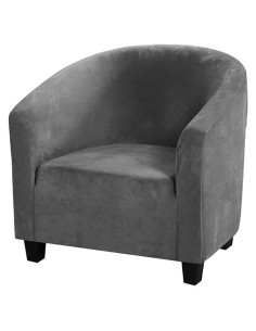 Funda de Silla Tubular MIFXIN Gris de Spandex Elástico