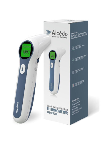 Termómetro Digital Infrarrojo Alcedo para Frente y Oído