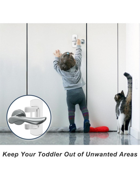 Cerradura de Palanca Matenf para Puertas a Prueba de Niños - 2 Unidades