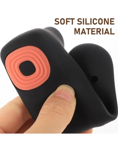 Cubierta de Mango de Puerta Silicona COHEALI Negra 14.4x5.2cm