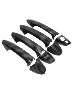 Pack 4 Cubiertas Manija Puerta Fibra Carbono NewYall C300 C63