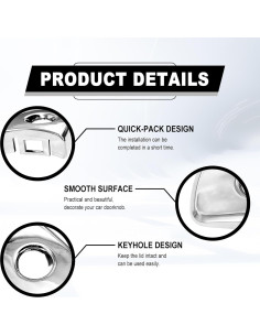 Cubierta de Manija de Puerta SYudwen para Nissan 2003-2013 2