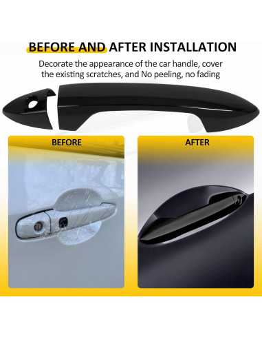 Cubiertas de Manijas de Puerta OCPTY para Honda Accord 2013-2017