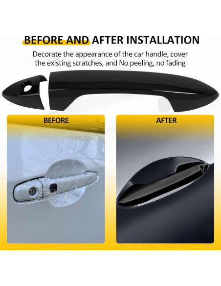 Cubiertas de Manijas de Puerta OCPTY para Honda Accord 2013-2017