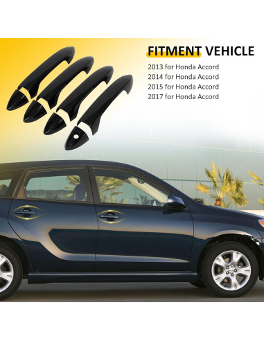 Cubiertas de Manijas de Puerta OCPTY para Honda Accord 2013-2017