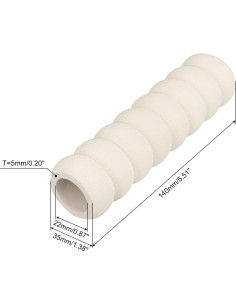 Cubiertas de Manija de Puerta uxcell 8 Piezas Goma Nitrilo 2