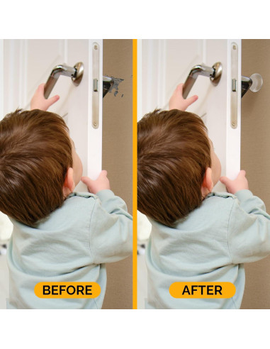 Protector de Pared Ducki | 4 Tapones de Goma Transparentes