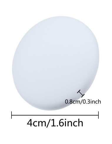 Protectores de Pared Efbock Silicona Blanca 6 Piezas