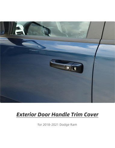 Cubierta de Manija de Puerta Hoolcar para Dodge Ram 2018-2021