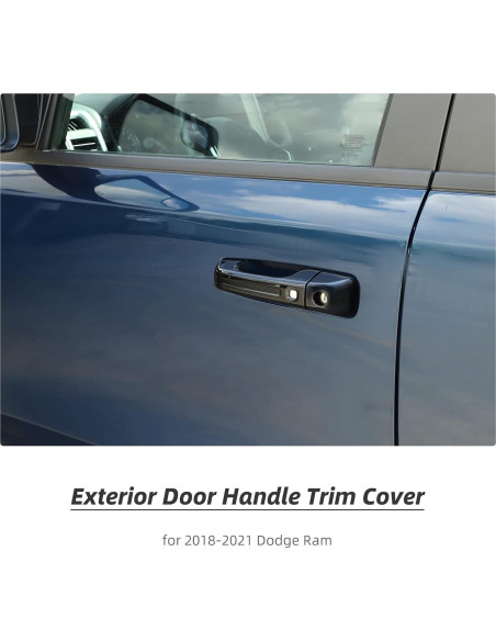 Cubierta de Manija de Puerta Hoolcar para Dodge Ram 2018-2021