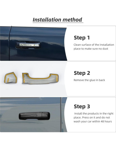 Cubierta de Manija de Puerta Hoolcar para Dodge Ram 2018-2021