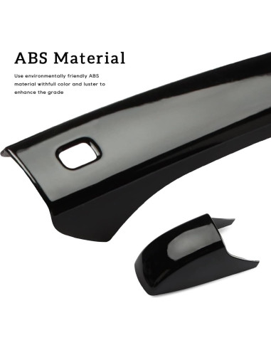 Cubierta de Manija de Puerta DLOVEG Negra para Grand Cherokee 2011-2021