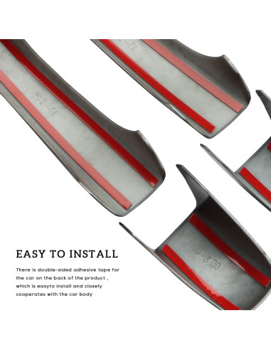 Cubierta de Manija de Puerta DLOVEG Negra para Grand Cherokee 2011-2021