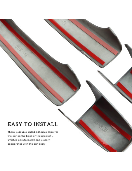 Cubierta de Manija de Puerta DLOVEG Negra para Grand Cherokee 2011-2021