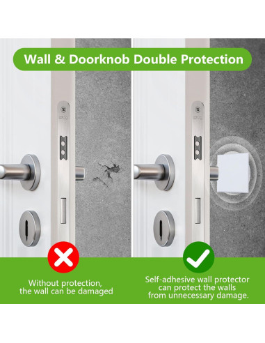 Protector de Pared Autoadhesivo Home Master 10 Piezas 10 cm