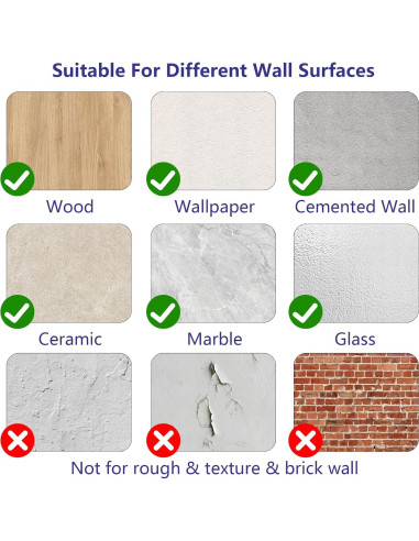 Protector de Pared Autoadhesivo Home Master 10 Piezas 10 cm