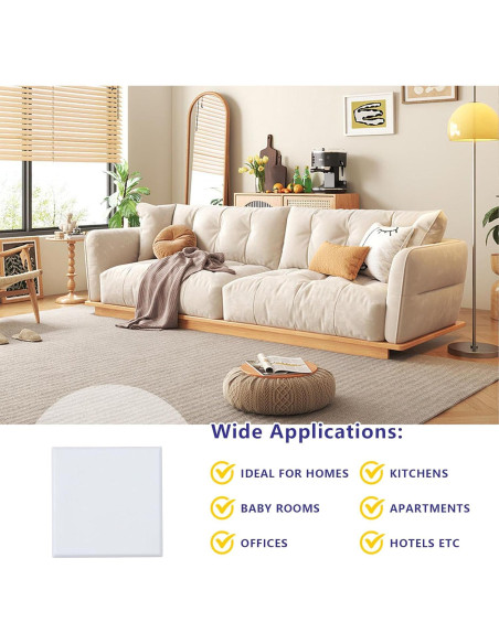 Protector de Pared Autoadhesivo Home Master 10 Piezas 10 cm