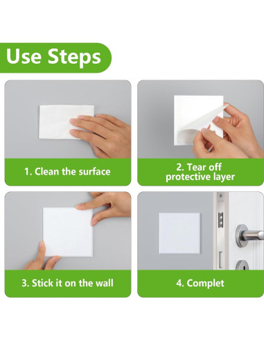 Protector de Pared Autoadhesivo Home Master 10 Piezas 10 cm