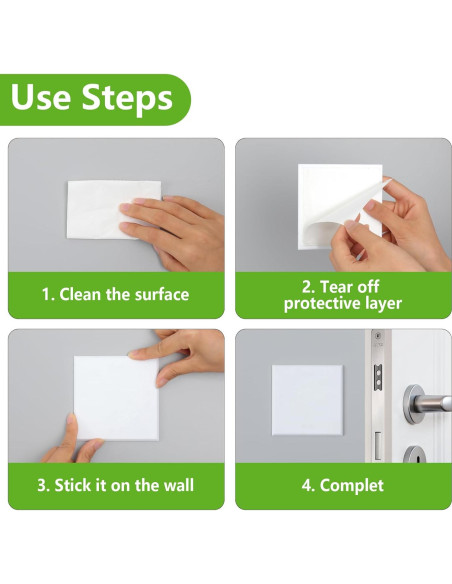 Protector de Pared Autoadhesivo Home Master 10 Piezas 10 cm