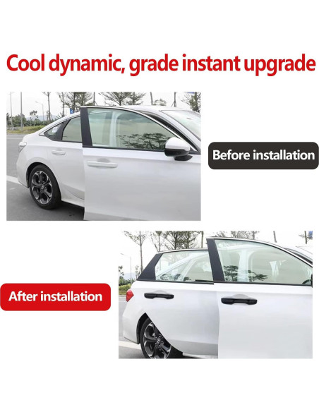 Cubiertas de Manijas de Puerta BENXUTO para Honda Civic 2022-2025