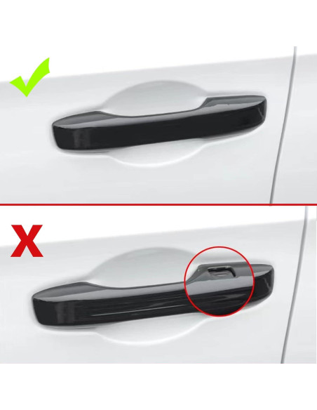 Cubiertas de Manijas de Puerta BENXUTO para Honda Civic 2022-2025