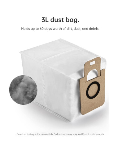 Bolsas de polvo DREAME L10s Ultra 3L - 3 piezas