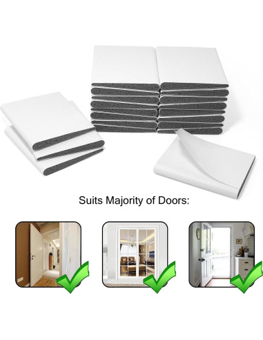 Sello de esquina de puerta Builder Supply 4 unidades Blanco