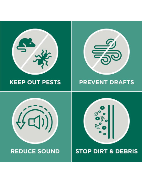 Barrera de Puerta M-D 91 cm Aluminio y Vinilo Plata