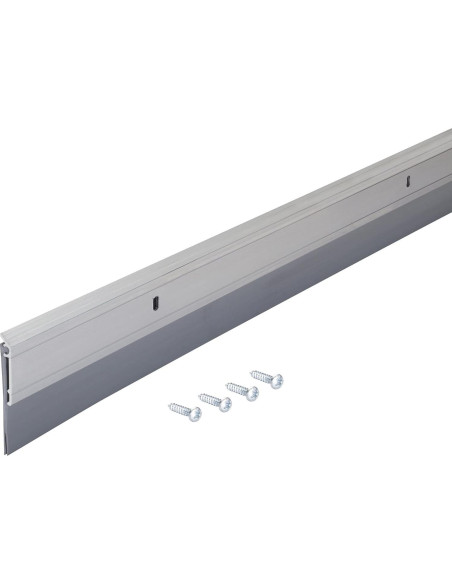 Barrera de Puerta M-D 91 cm Aluminio y Vinilo Plata