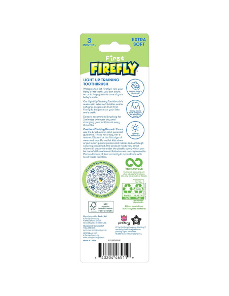 Cepillo de Dientes Entrenador Firefly Baby Shark con Luz
