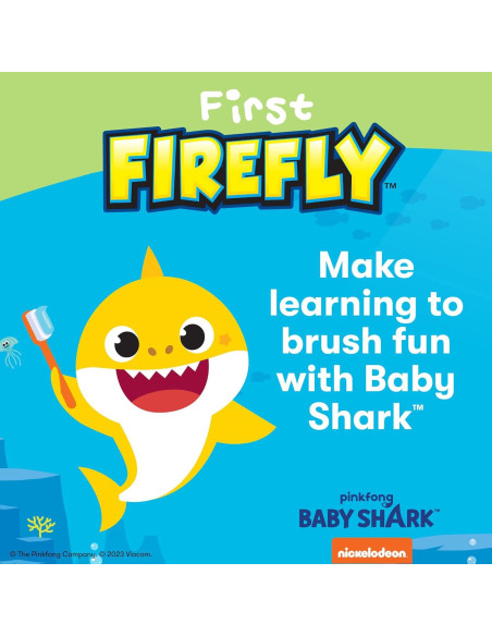 Cepillo de Dientes Entrenador Firefly Baby Shark con Luz