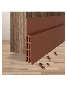 Sellador de Draft Ohuhu para Puertas 99 cm Marrón Aislante