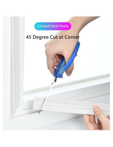 Tapon de Draft Autoadhesivo Cuysfead 196 cm Blanco