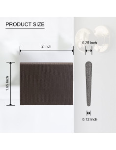 Sello de esquina de puerta Builder Supply 4 unidades marrón 2