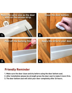 2 Piezas Tapones de Draft Silicona KZE 99 cm Aislantes 2