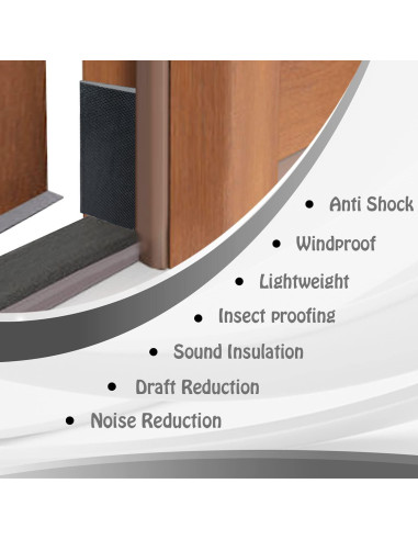 Sello de esquina de puerta Builder Supply 4 unidades marrón