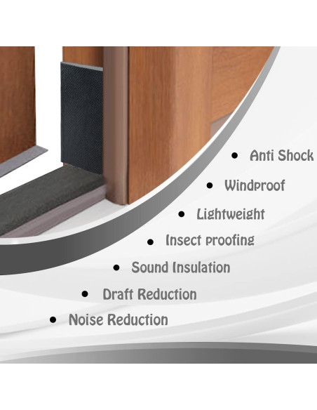 Sello de esquina de puerta Builder Supply 4 unidades marrón