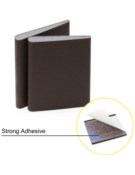 Sello de esquina de puerta Builder Supply 4 unidades marrón