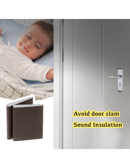 Sello de esquina de puerta Builder Supply 4 unidades marrón